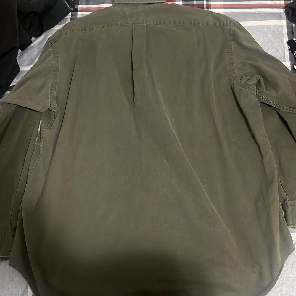 Ralph Lauren Dark Green Men's Button Down Shirt! - Picture 4 of 4